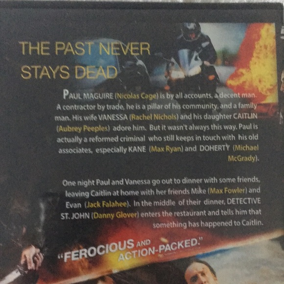 3/$25 Special Edition🔻NICOLAS CAGE TOKAREV The Past Never Stays Dead - Picture 5 of 6